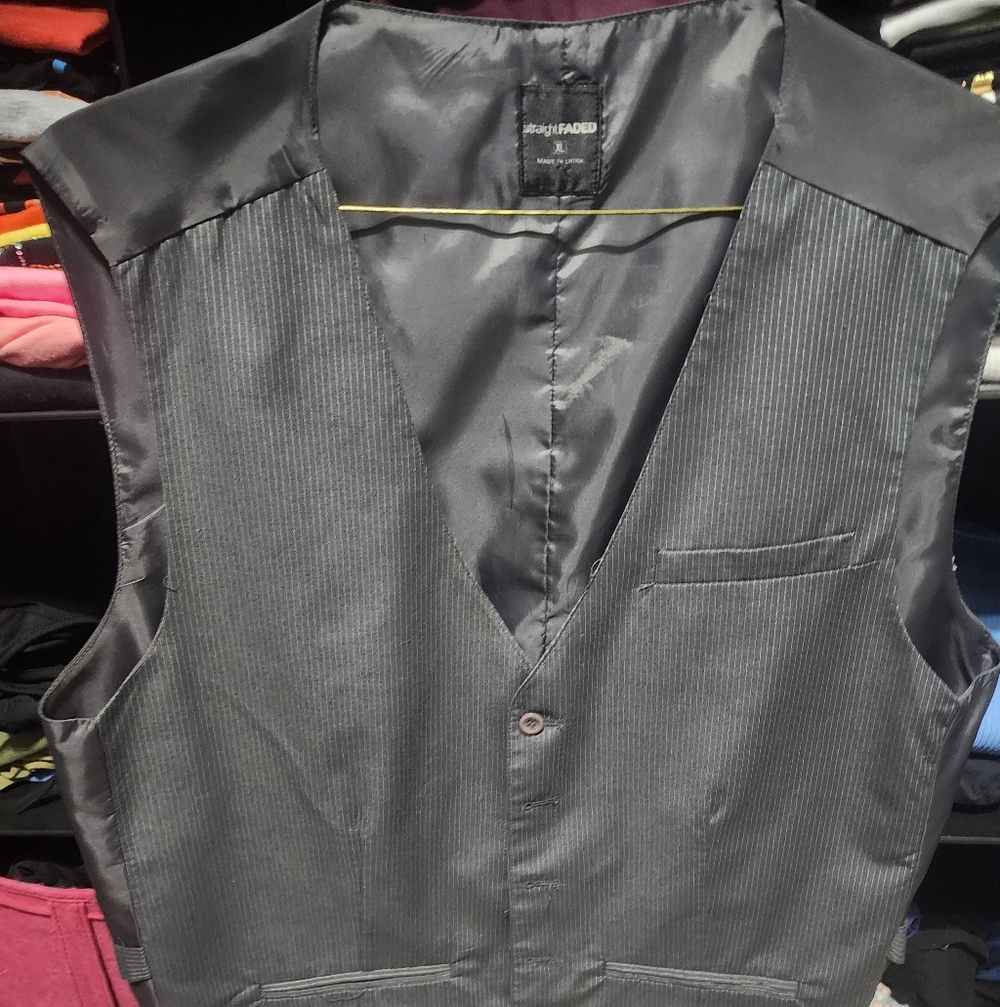 Sleek Black Vest